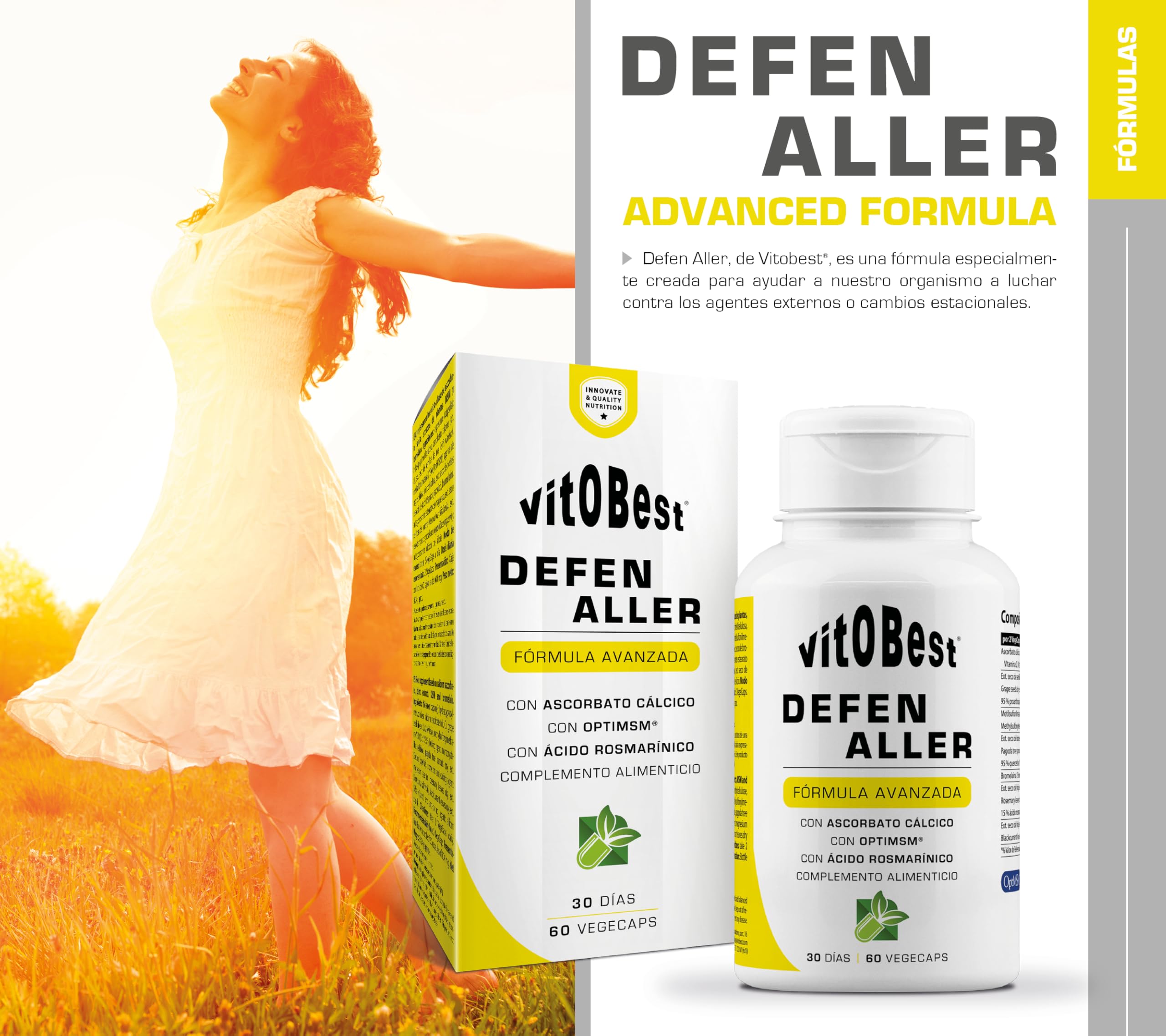 Vitobest Alergia DefenAller integratore 60 capsule