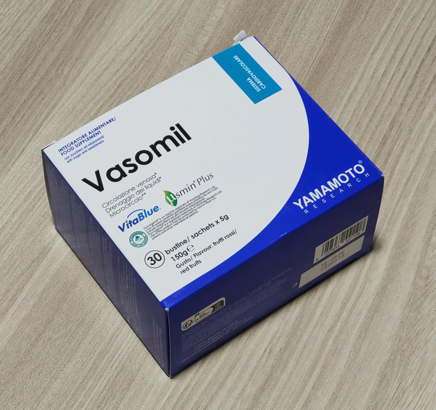 Yamamoto Omega-3 e Cuore e Circolazione Vasomil bustine 30 per microcircolo
