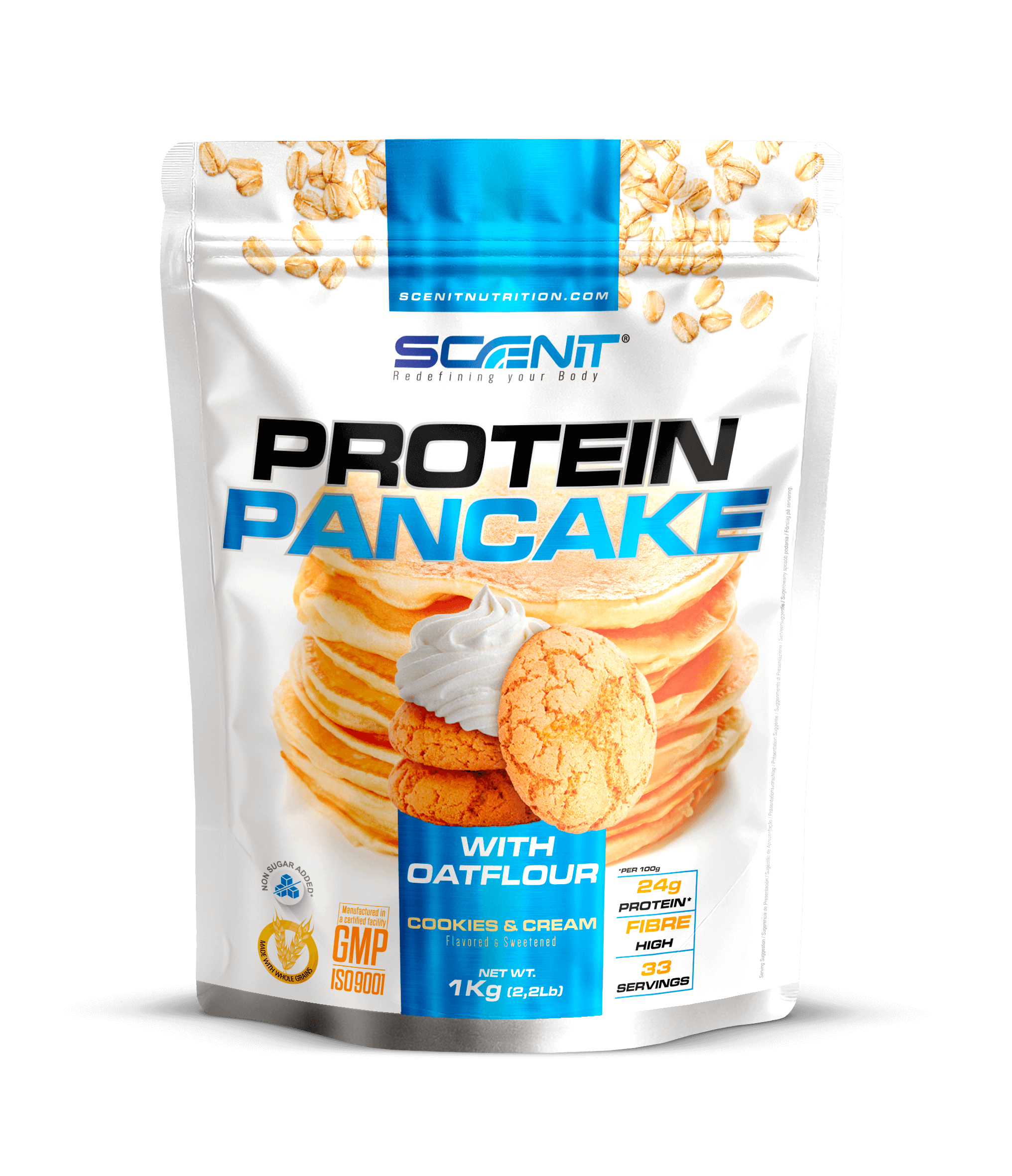 Scenit Nutrition Come sano Protein Pancake pancake proteico 1 kg con avena