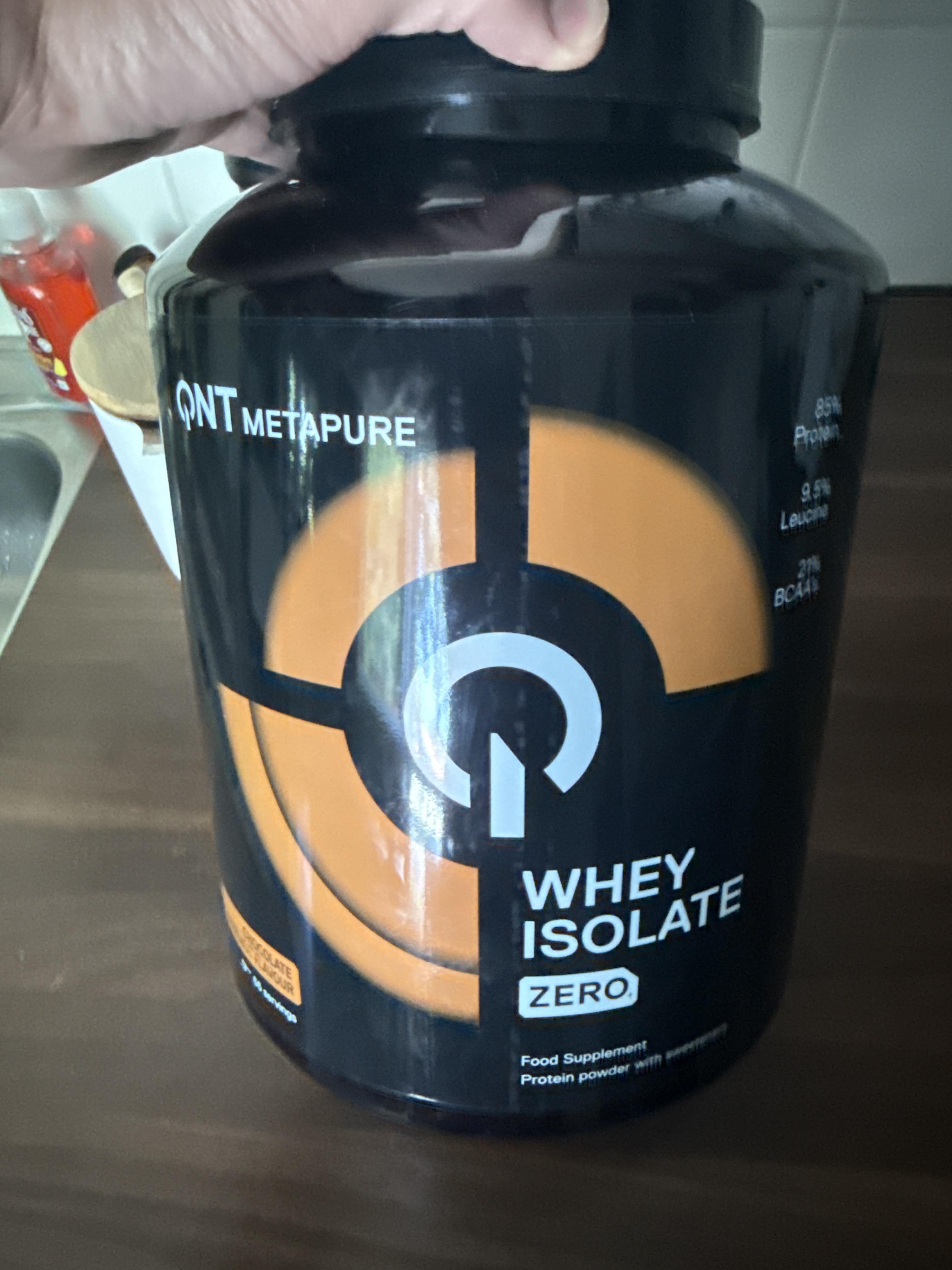 QNT Protein Metapure Whey Isolate Zero proteine whey 30 g cioccolato belga senza lattosio