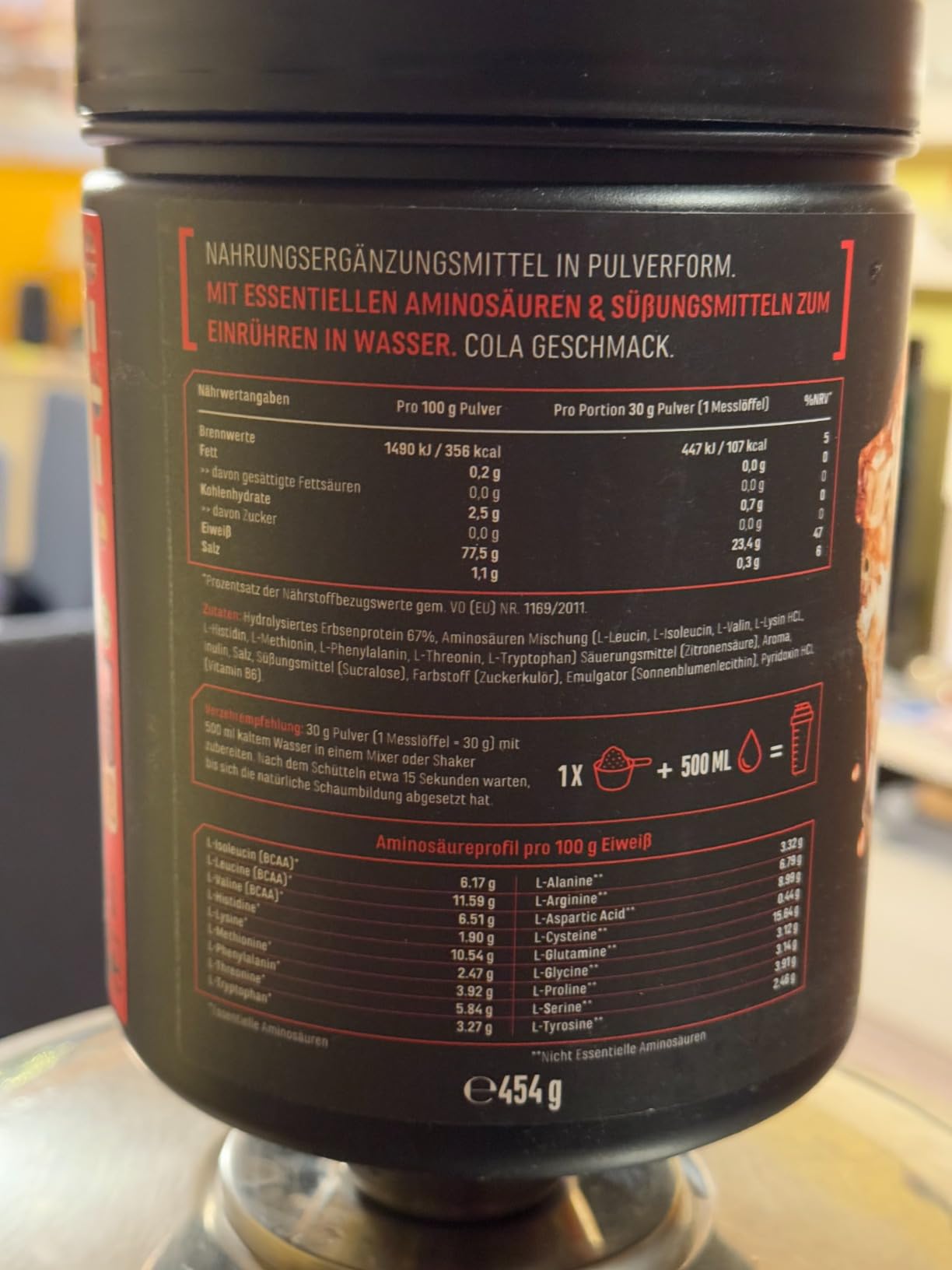 Elite Plant Protein ClearPea proteine vegane in polvere 454 g Cola