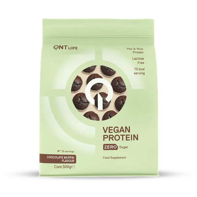QNT Vegan Protein proteine vegane in polvere 500 g senza lattosio