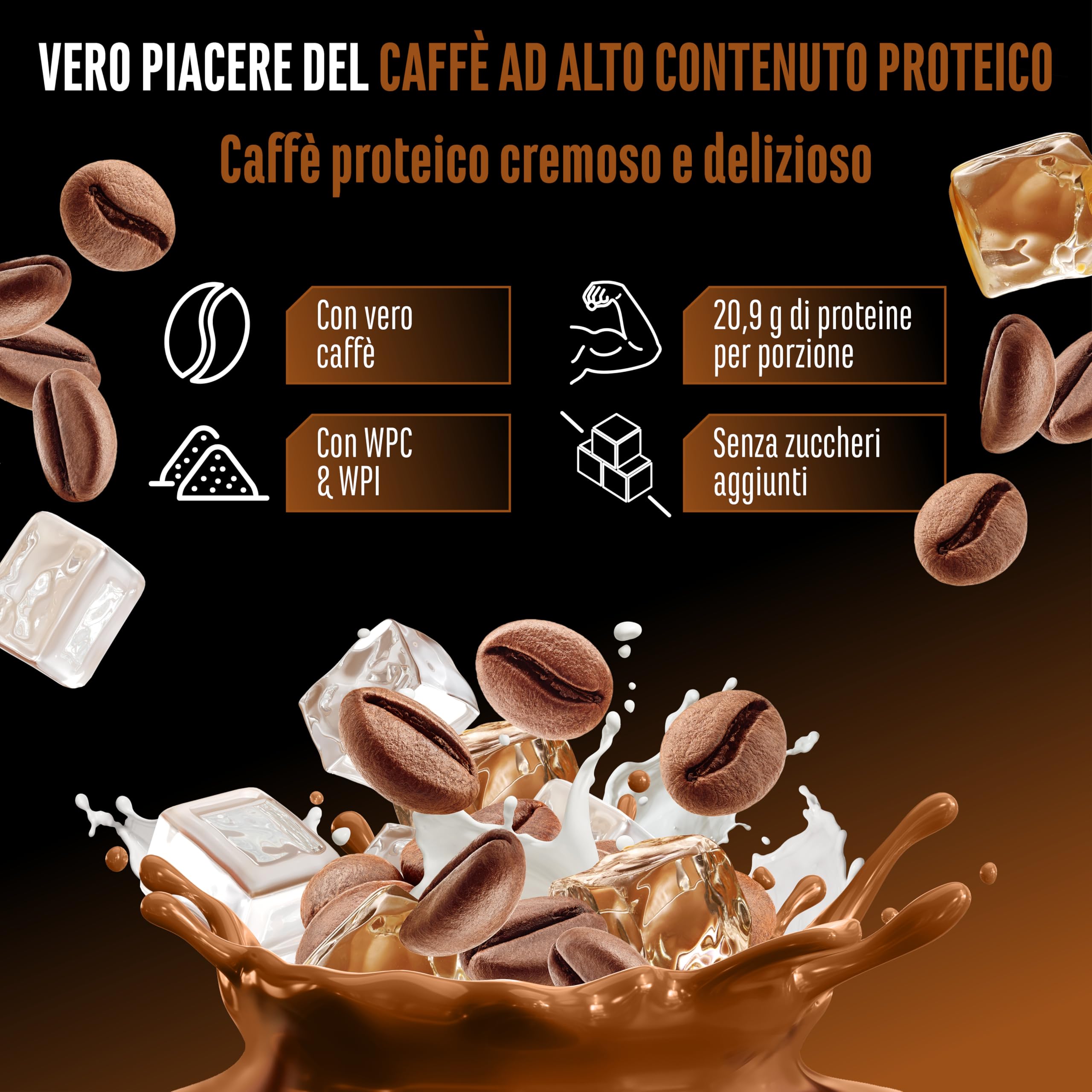 Elite Whey Protein Wheypresso Protein Coffee proteine in polvere 908 g caffè classico