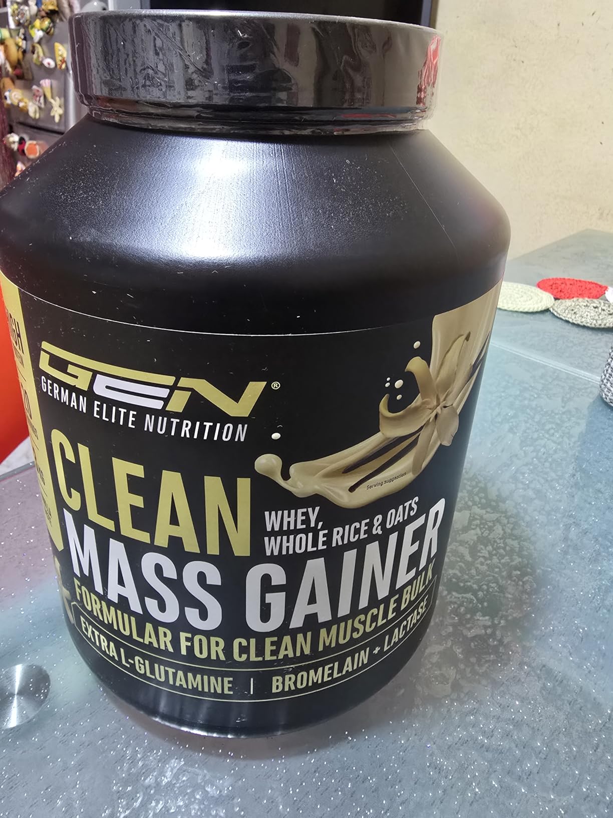 Elite Carbs & Mass Gainers Clean Weight Gainer gainer Vaniglia 3 kg 36 g proteine