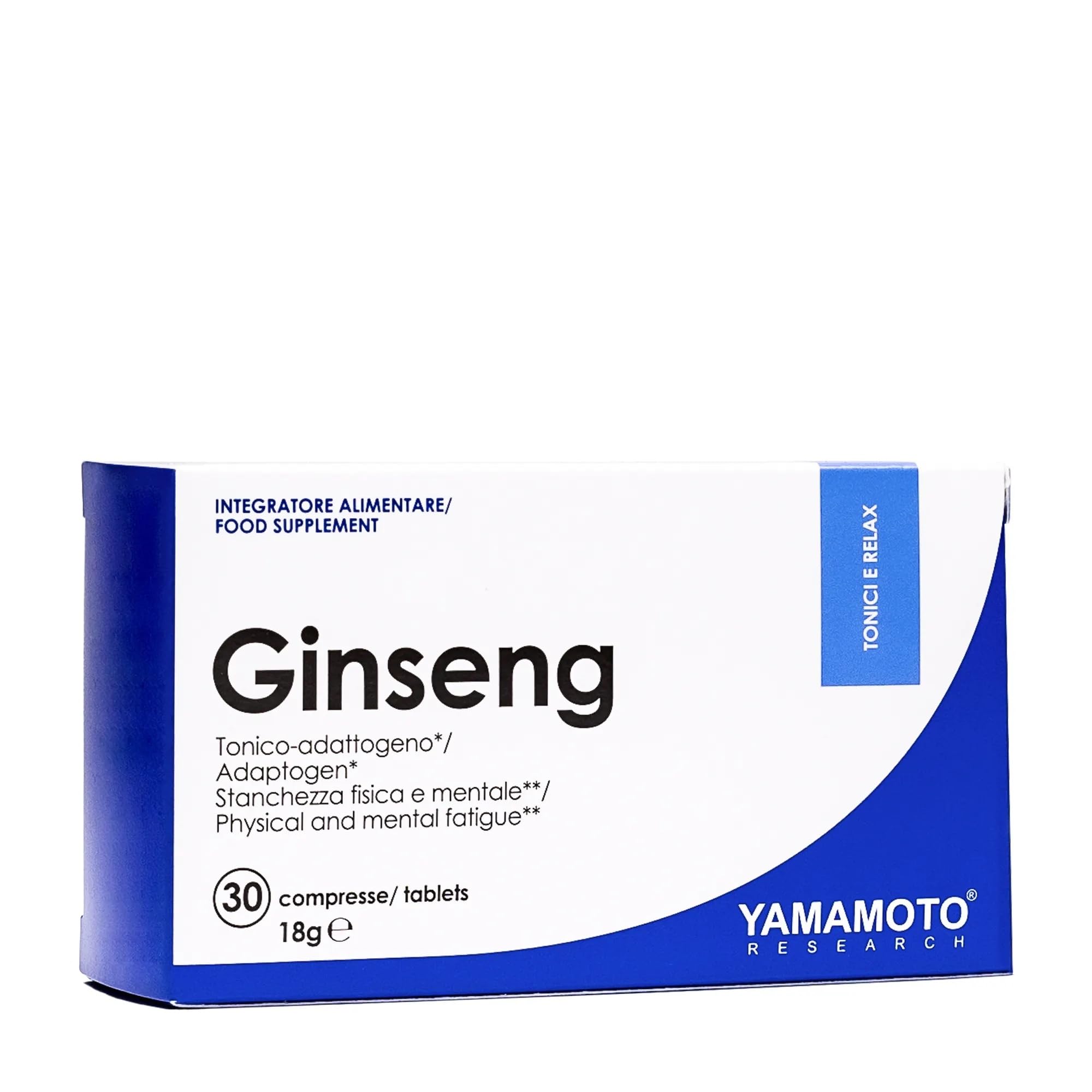 YAMAMOTO Sonno, Benessere Mentale e Memoria Ginseng compresse 30 pezzi