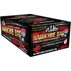Vitobest Bars HARDCORE BAR barretta vaniglia 80 g 22 pezzi mousse al cioccolato