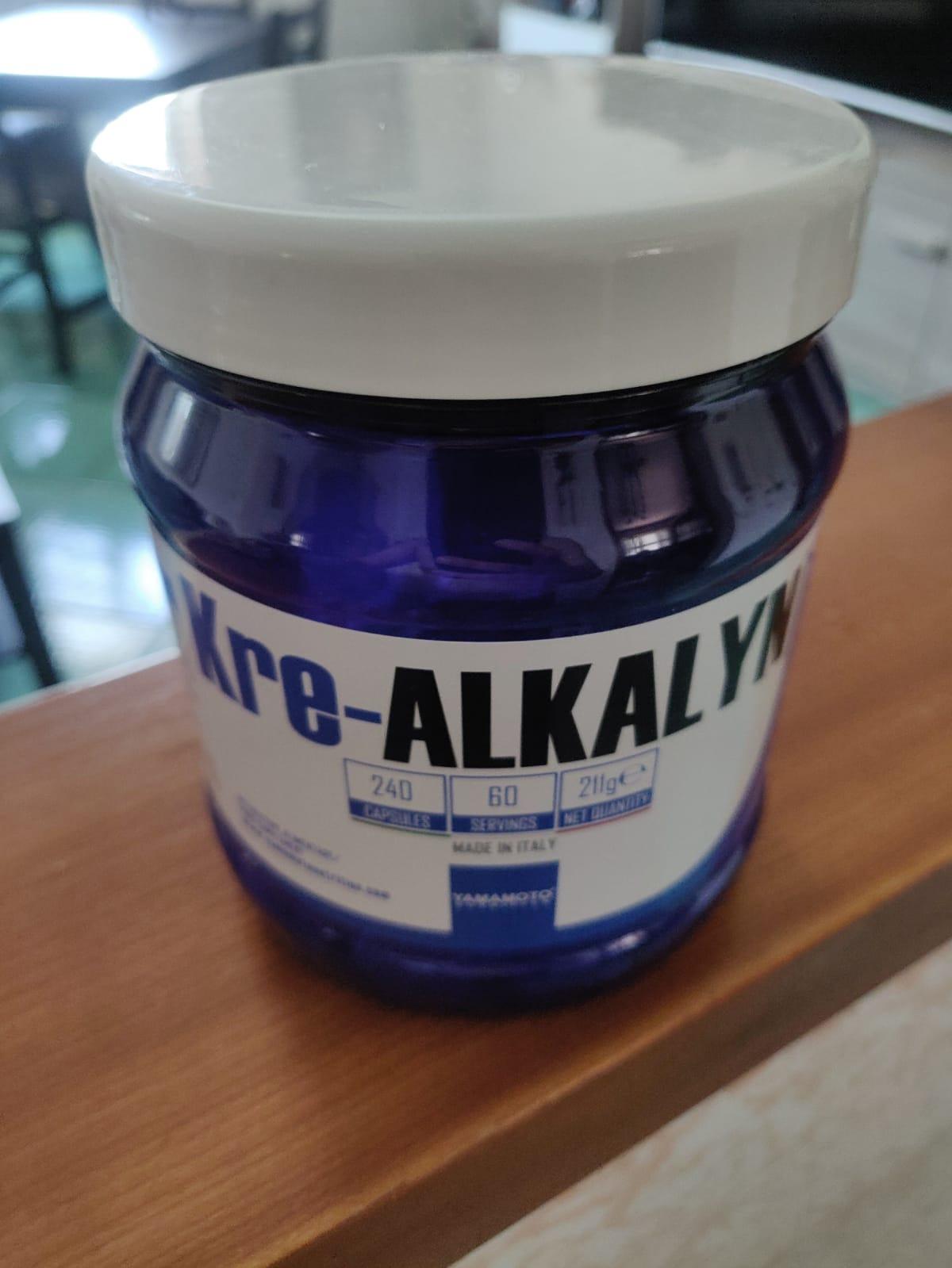 YAMAMOTO Creatina Kre-ALKALYN® PERFORMANCE capsule 120 capsule con caffeina