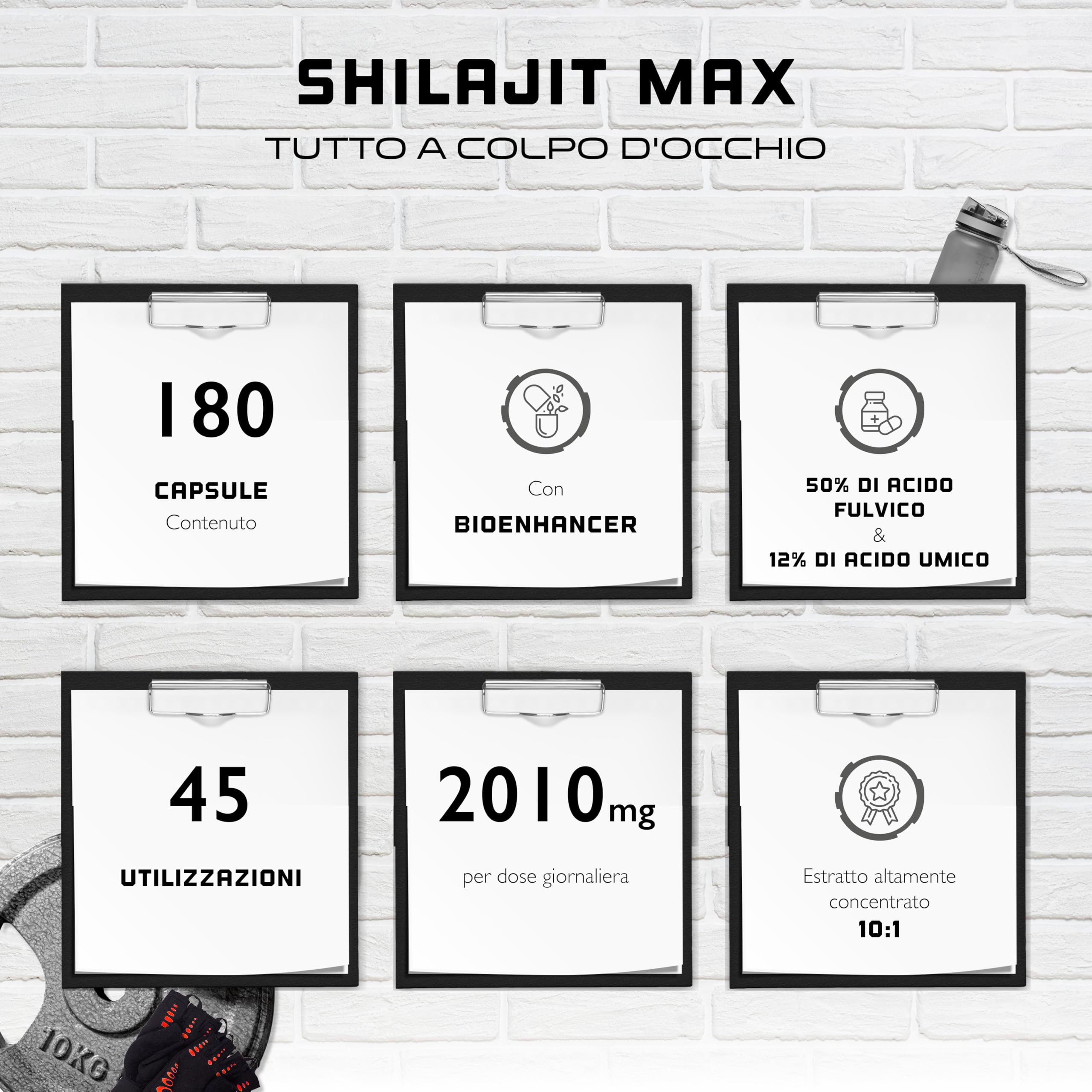 Elite Organ, Joint & Health Support Mumijo Shilajit Max capsule 180 unità estratto 10:1