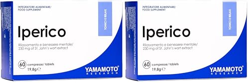 YAMAMOTO Sonno, Benessere Mentale e Memoria Iperico compresse 60 unità tono dell'umore