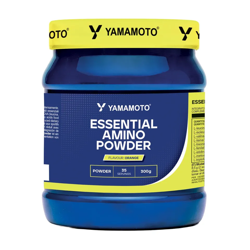 Yamamoto Aminoacidi e BCAAs Essential AMINO POWDER polvere 300 g arancia