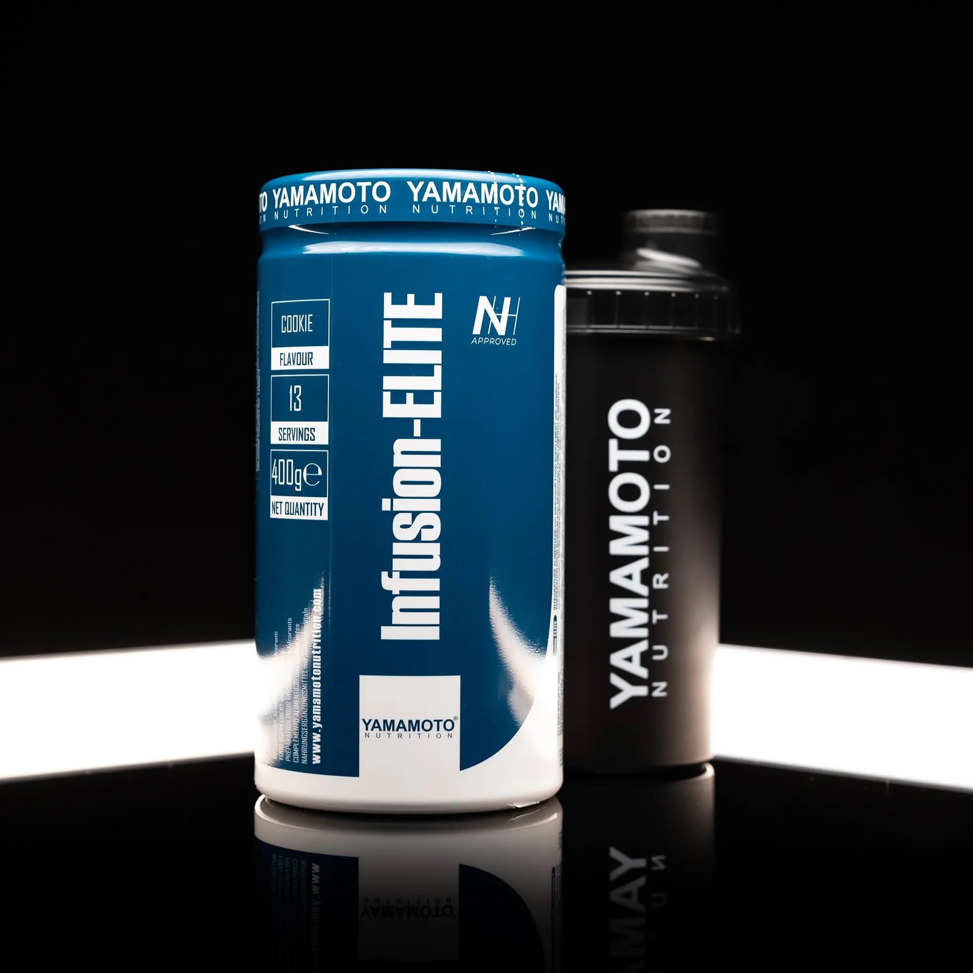 YAMAMOTO Proteine Infusion-ELITE proteine 400 g gusto biscotto post-workout