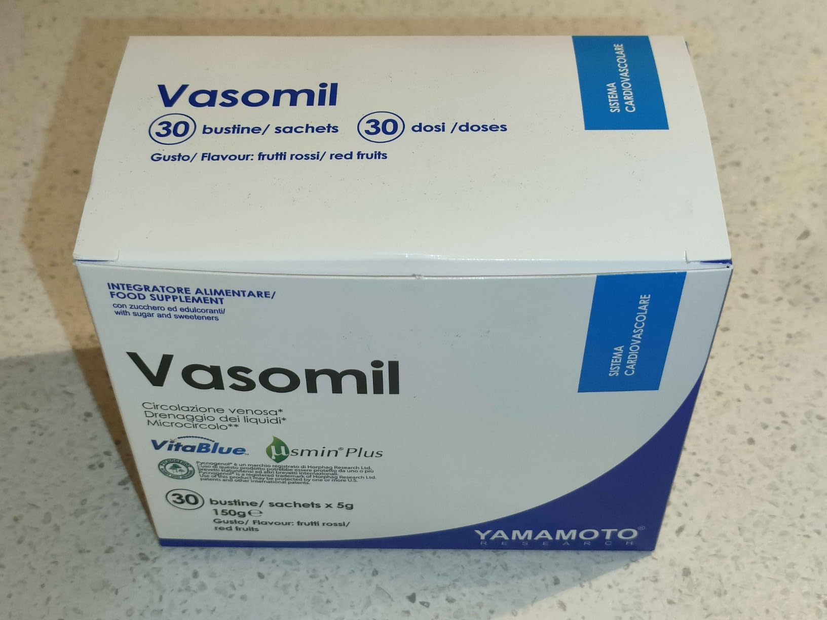 Yamamoto Omega-3 e Cuore e Circolazione Vasomil bustine 30 per microcircolo