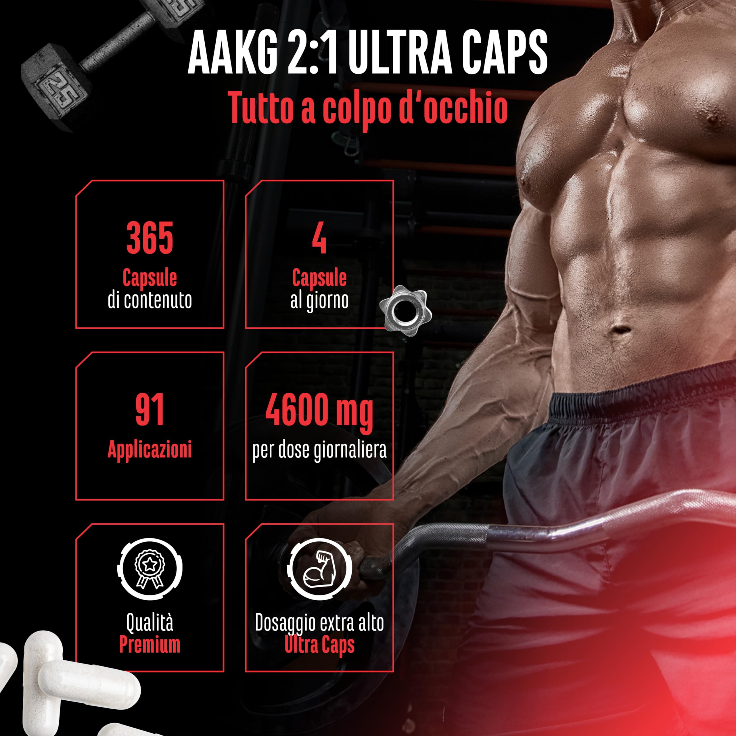 Elite Amino Singles AAKG Ultra Caps capsule 365 capsule 1150 mg