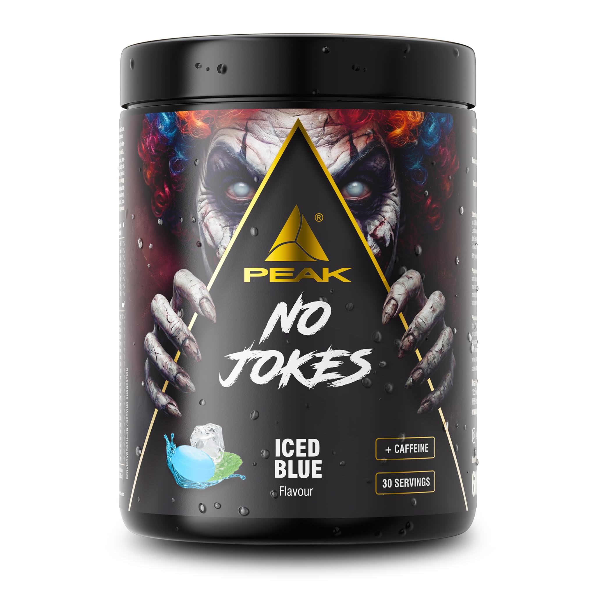 Green Peak Boosters PEAK No Jokes pre-workout Frutto della Passione Intenso 600 g vegano