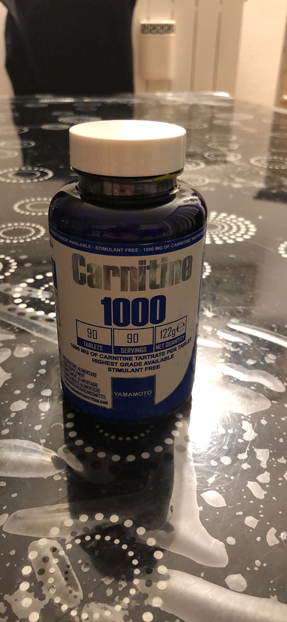 YAMAMOTO Aminoacidi e BCAAs Carnitine 1000 integratore carnitina 90 compresse 1000 mg