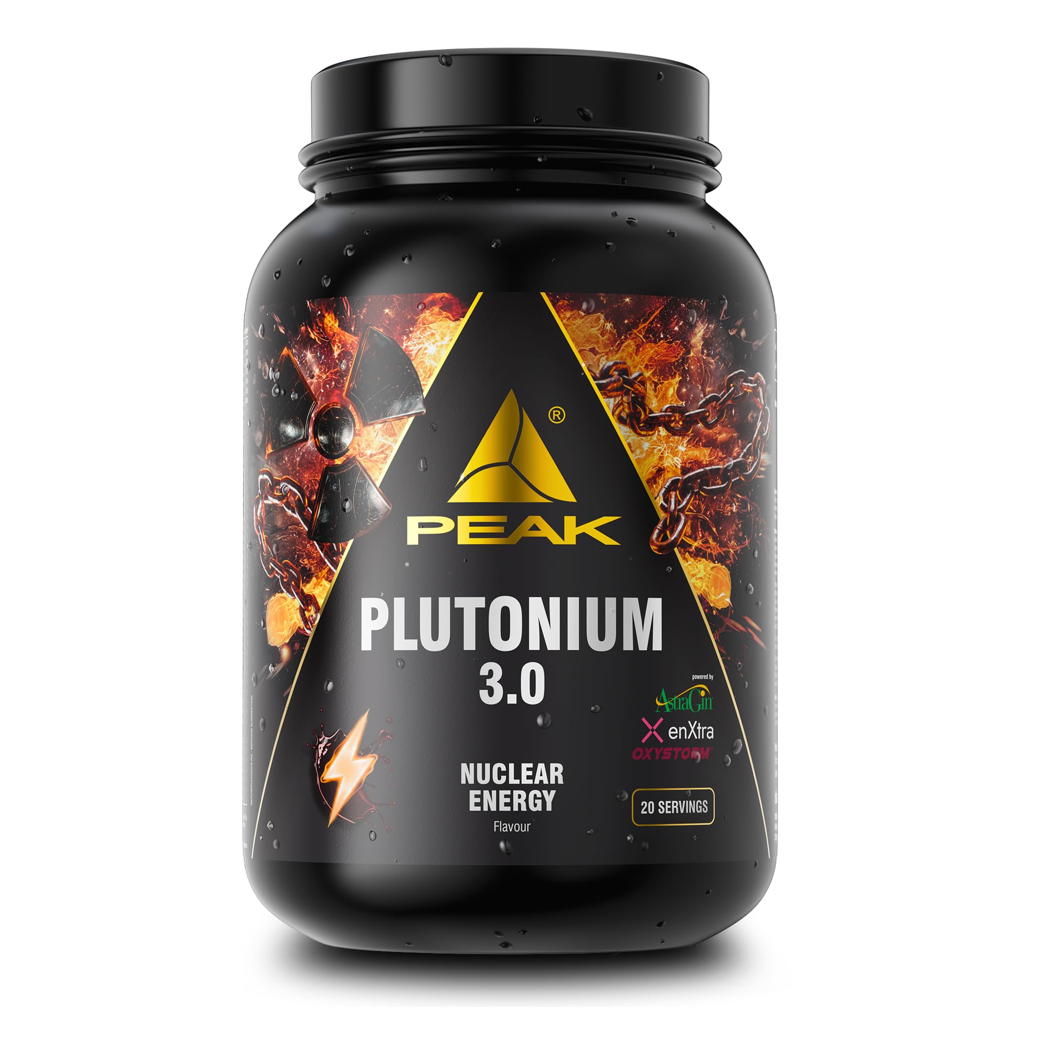 Green Peak Boosters Plutonium 3.0 pre-workout booster 1054 g Arancia Rossa Piccante vegano