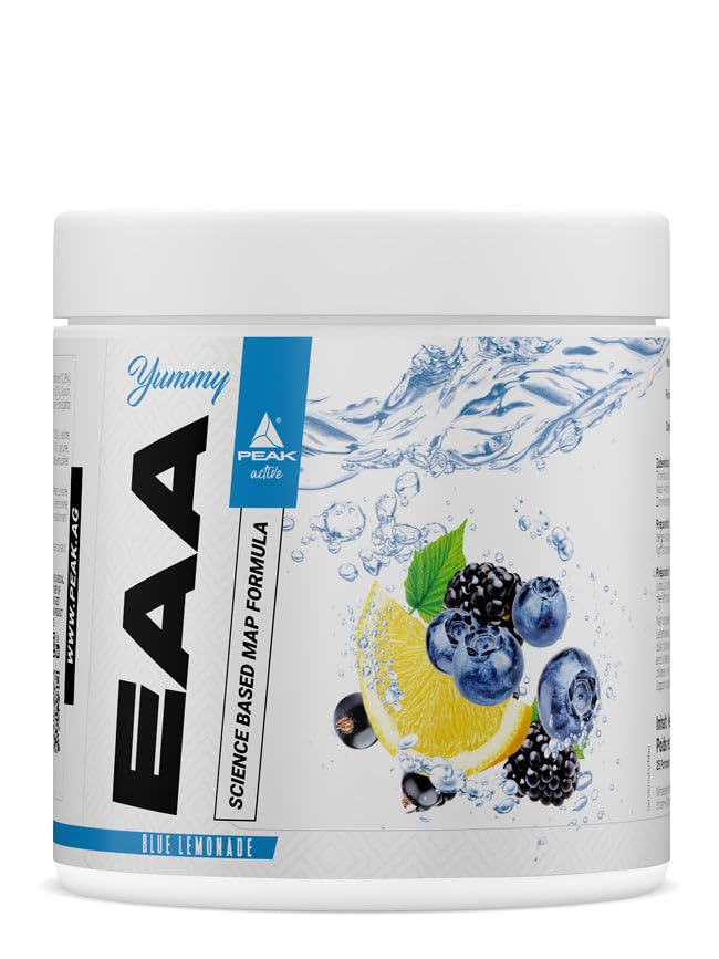 Green Peak Amino acids PEAK Yummy EAA aminoacidi in polvere 400 g amarena