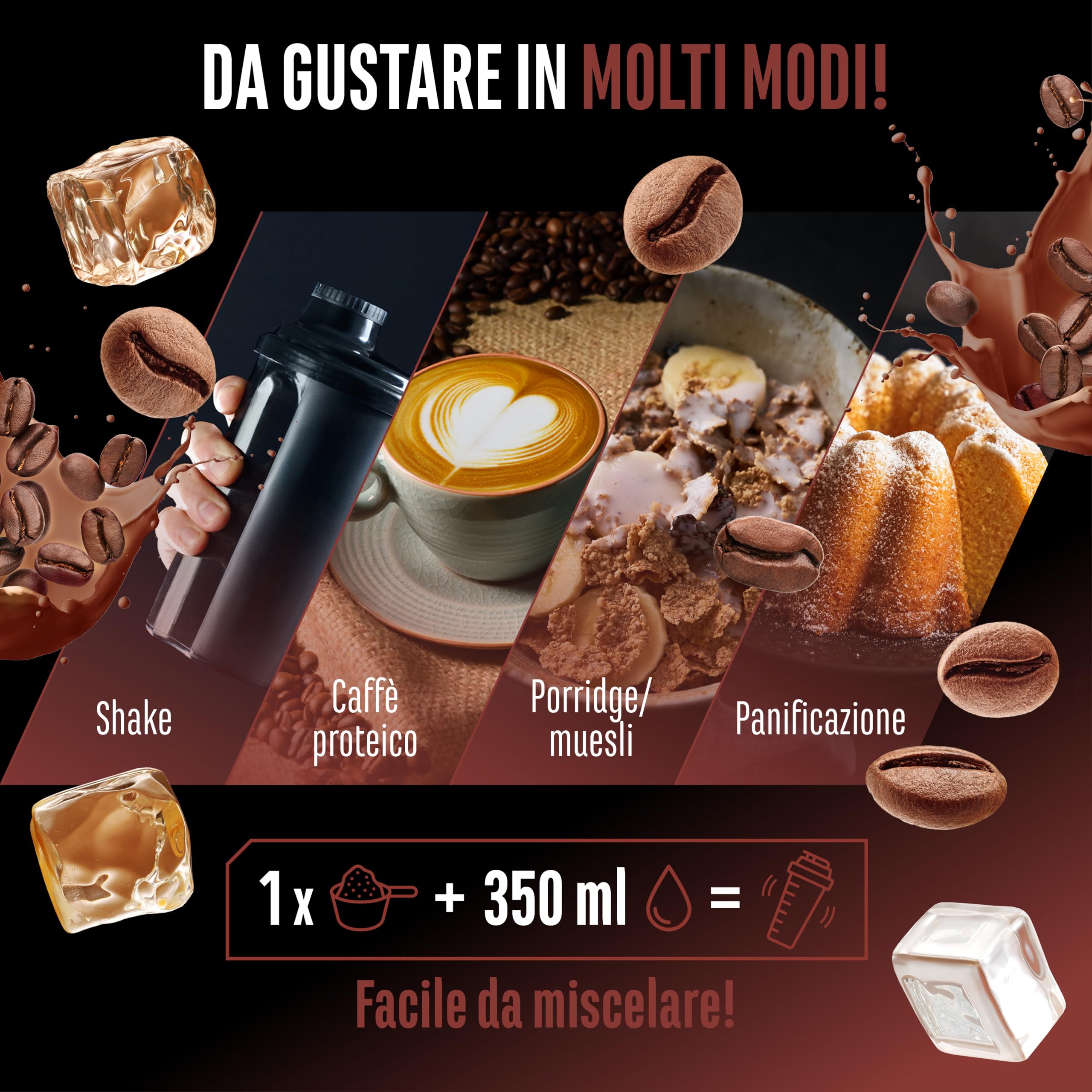 Elite Whey Protein Wheypresso Protein Coffee 908 g caffè intenso caffeina