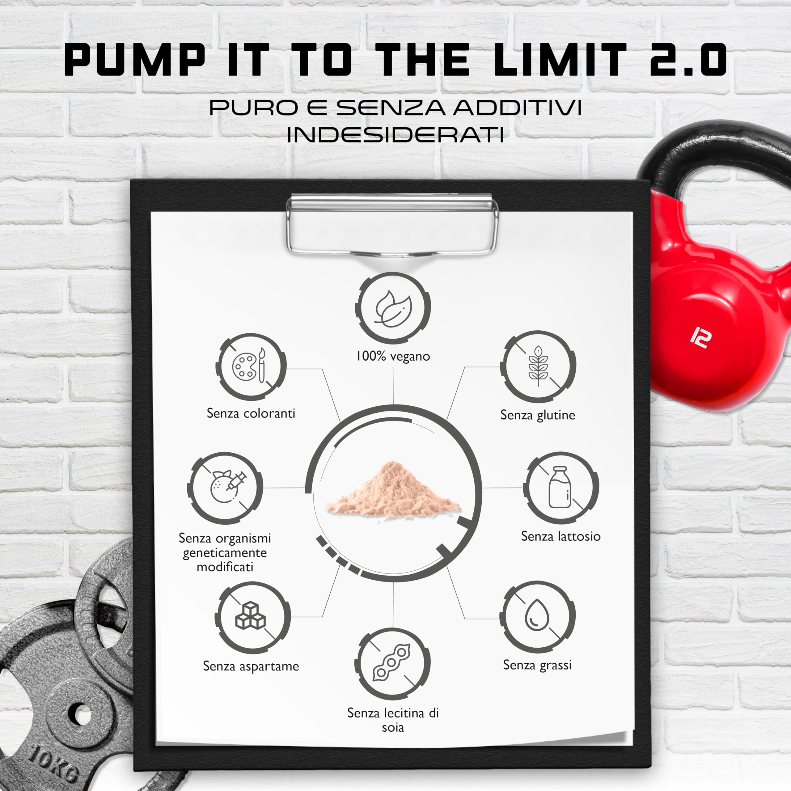 Elite Pre-Workout & Pump Pump it to the Limit booster 432 g tripla ciliegia senza caffeina