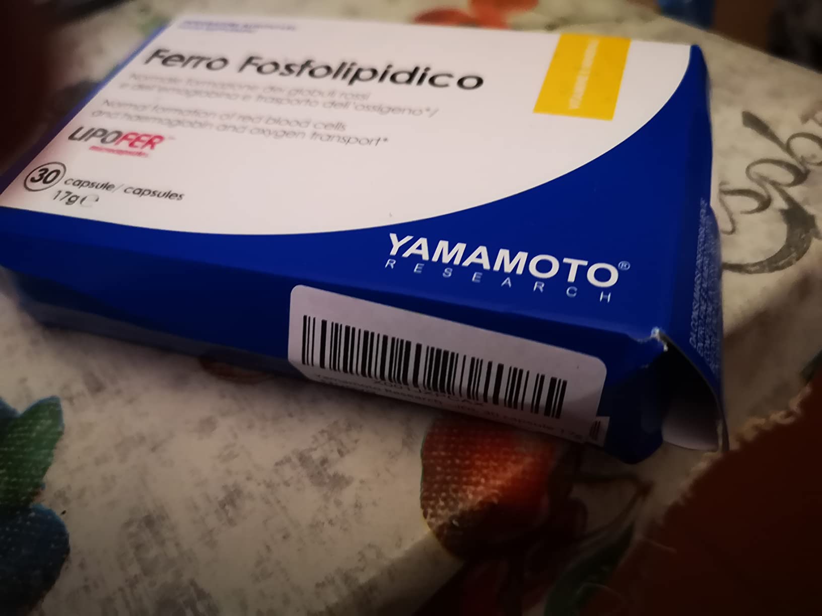 YAMAMOTO Vitamine e Minerali Ferro Fosfolipidico capsule 30 capsule, con vitamina C
