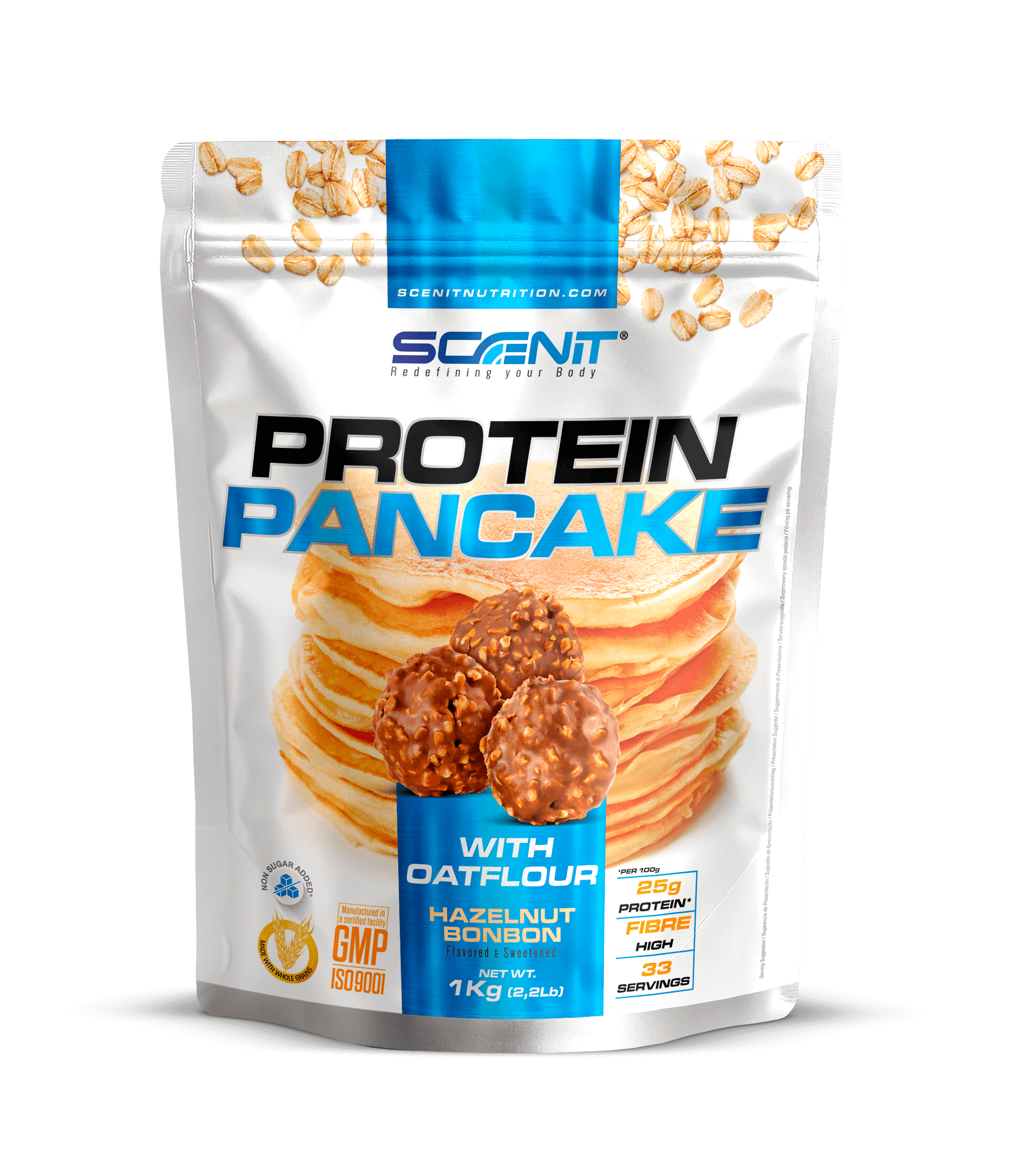 Scenit Nutrition Come sano Protein Pancake pancake proteico 1 kg con avena