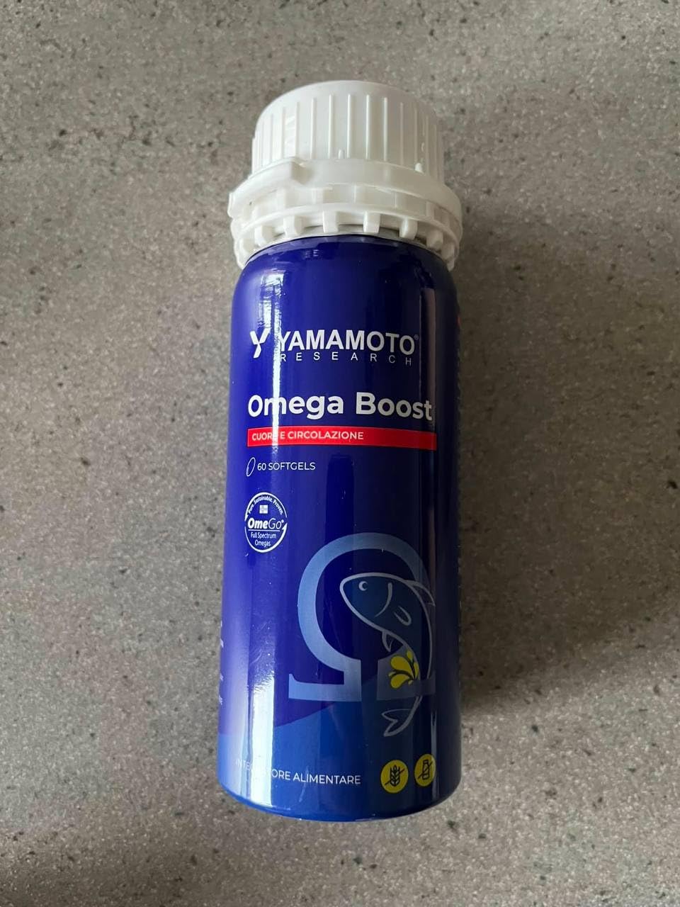 Yamamoto Omega-3 e Cuore e Circolazione Omega Boost integratore omega-3 60 softgel olio di salmone