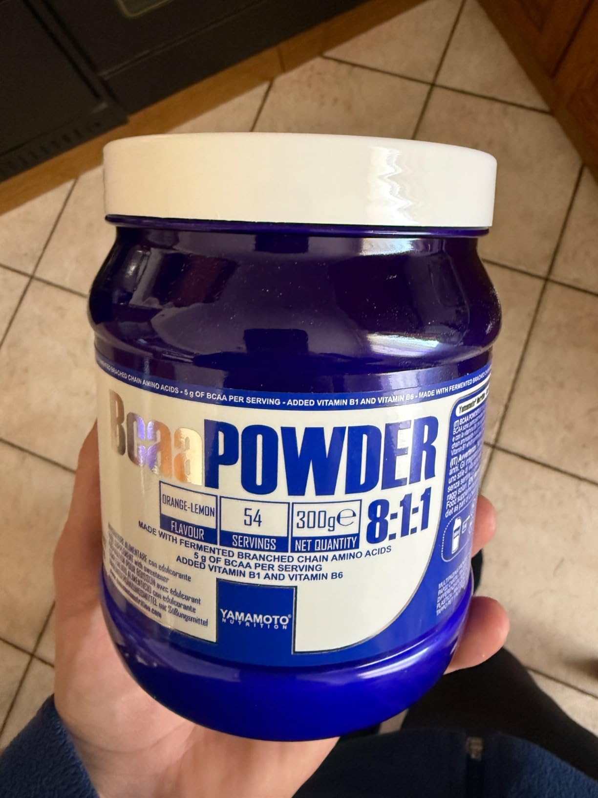 YAMAMOTO Aminoacidi e BCAAs BCAA Powder 8:1:1 polvere 300 g arancia limone
