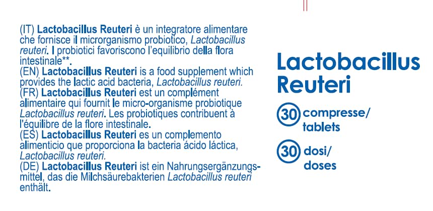 YAMAMOTO Salute Gastrointestinale Lactobacillus Reuteri integratore probiotico 30 compresse
