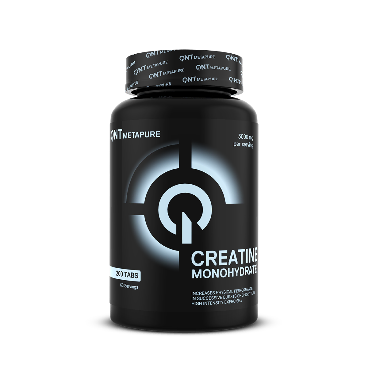 QNT Creatine Monohydrate 3000 mg creatina 200 compresse monoidrato
