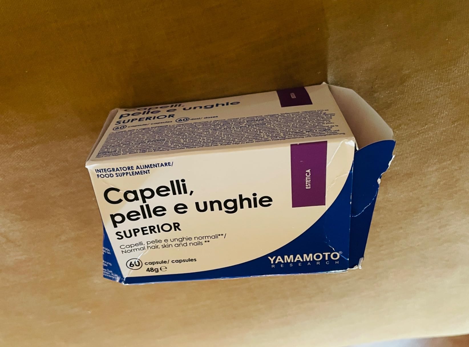 YAMAMOTO Pelle, Capelli e Antiage Capelli, pelle e unghie SUPERIOR 60 capsule collagene