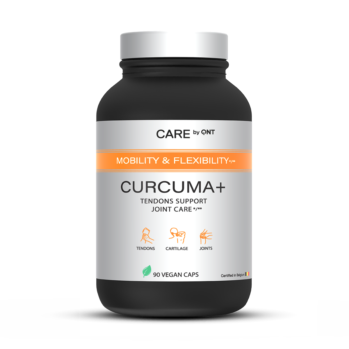 QNT Vitamins & Minerals Curcuma+ capsule 90 vegane, 1200 mg curcumina