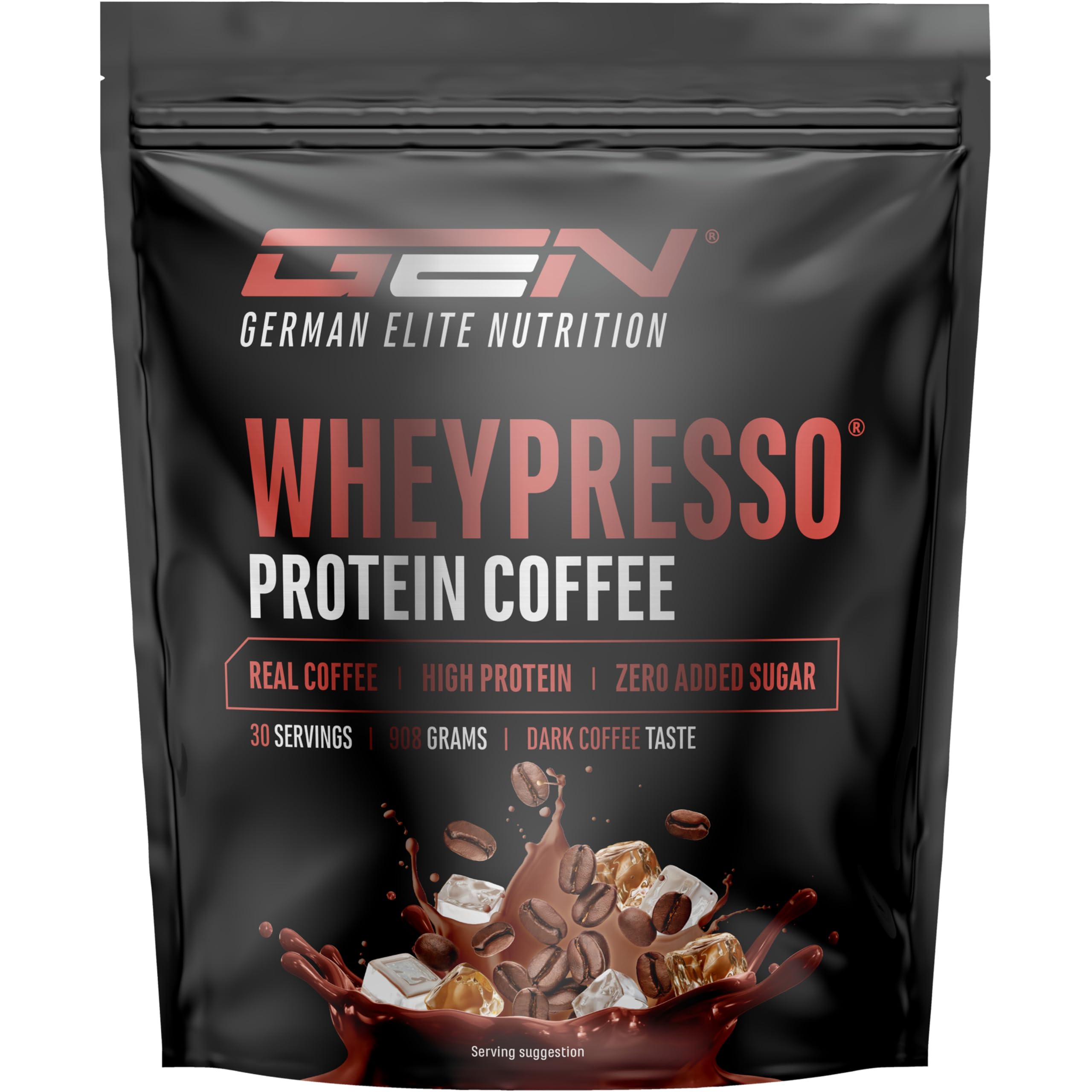 Elite Whey Protein Wheypresso Protein Coffee 908 g caffè intenso caffeina