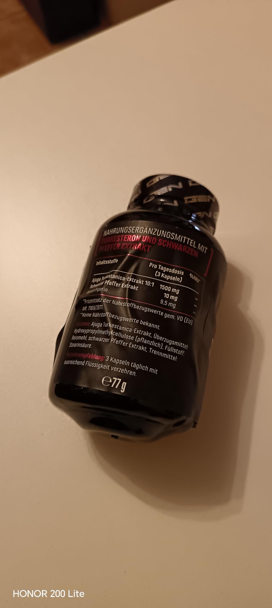 Elite Testo & Vitality Botanicals Turkesterone Max integratore 120 capsule vegane