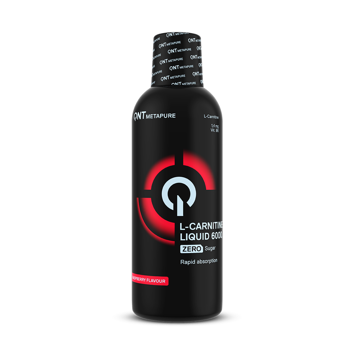 QNT L-Carnitine L-Carnitine Liquid 6000 liquida 500 ml lampone