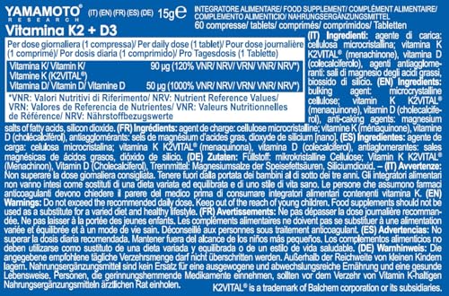 Yamamoto Vitamine e Minerali Vitamina K2-300 g compresse 60 compresse