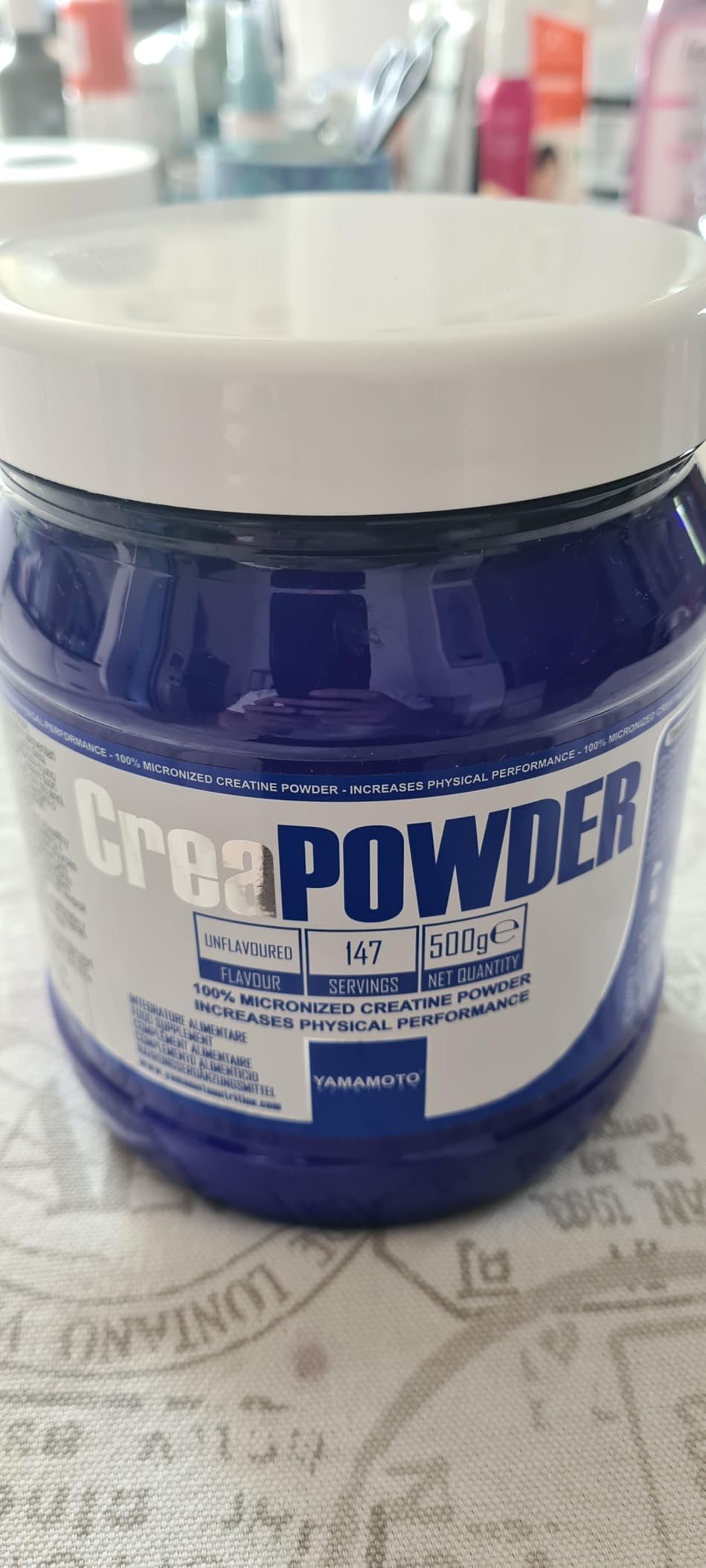YAMAMOTO Creatina Crea Powder creatina in polvere 1000 g monoidrato pura