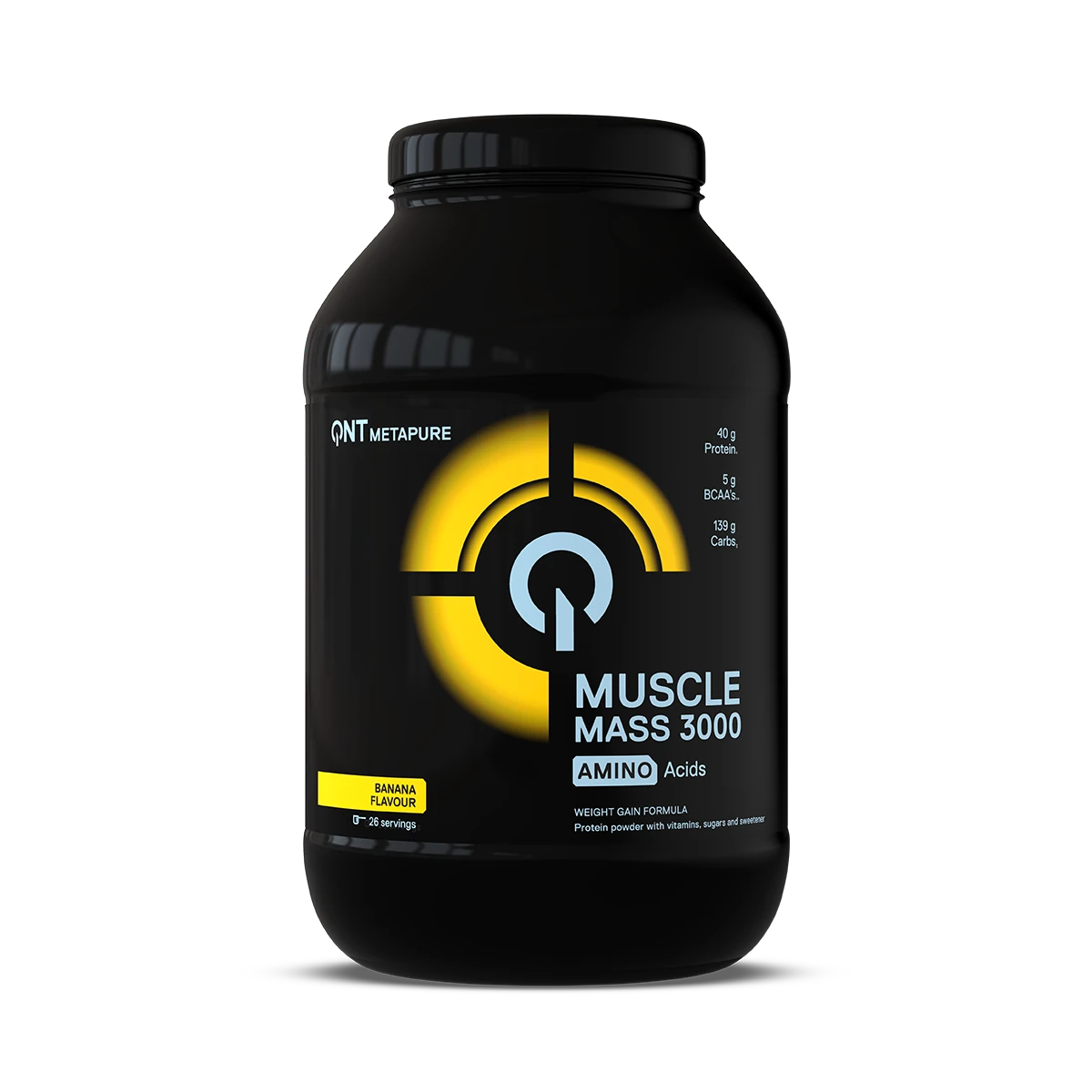 QNT 3000 Muscle Mass Gainer gainer vaniglia 1,3 kg proteico
