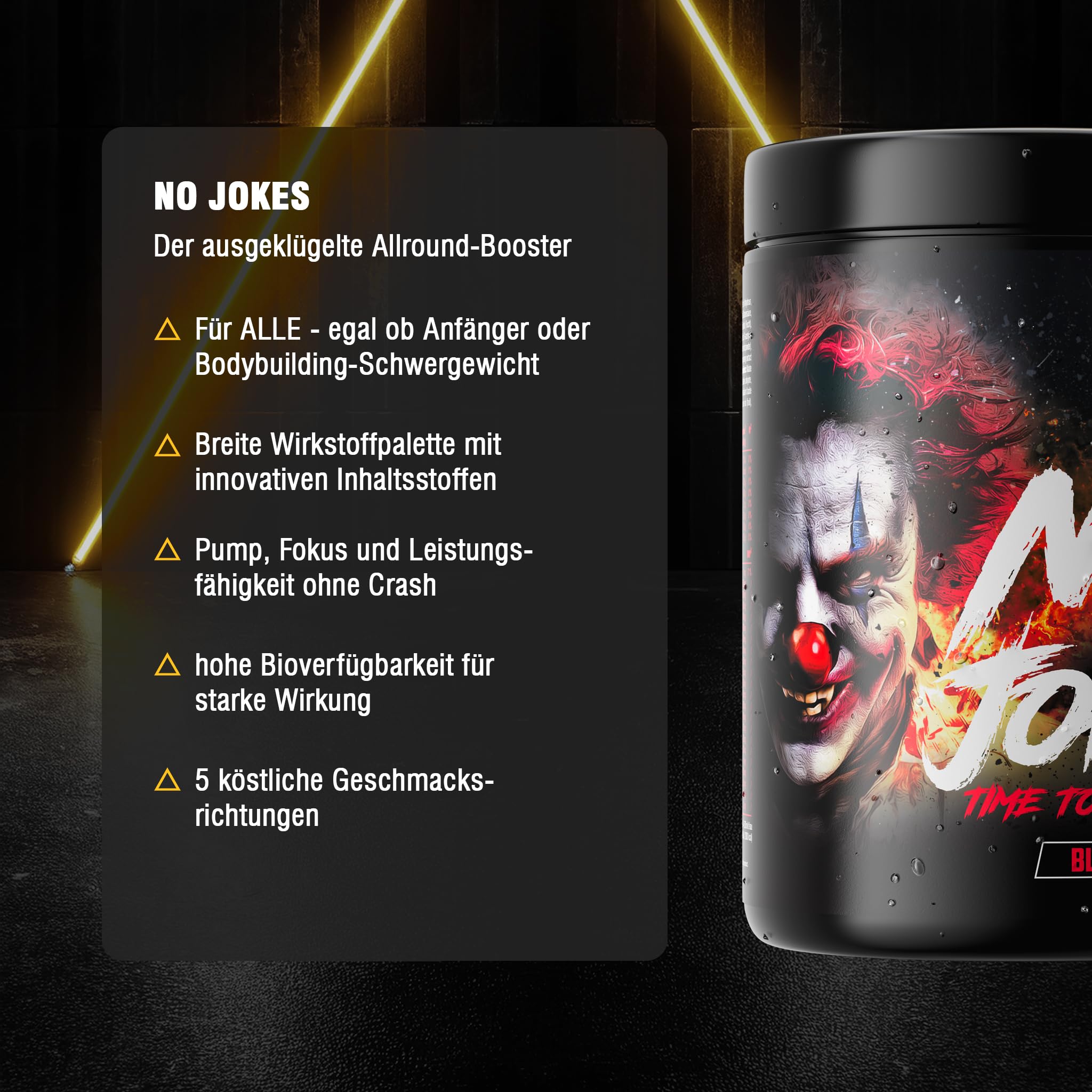 Green Peak Boosters PEAK No Jokes pre-workout Frutto della Passione Intenso 600 g vegano