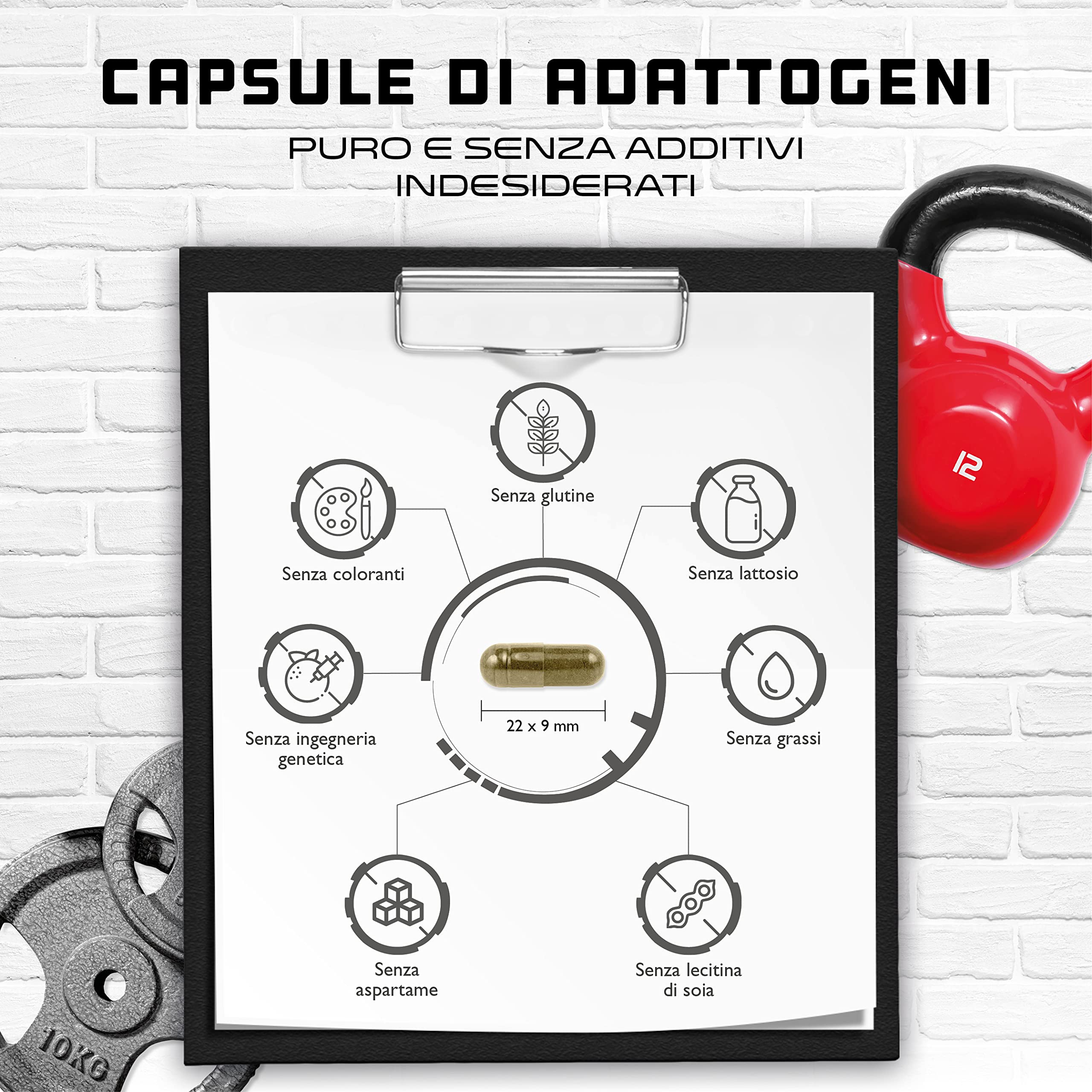 Elite Adattogeni, sonno e mente GEN GERMAN ELITE NUTRITION Complesso adattogeno 120 capsule vegane