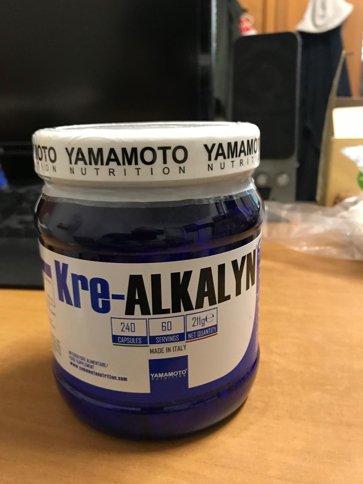 YAMAMOTO Creatina Kre-ALKALYN® PERFORMANCE capsule 120 capsule con caffeina
