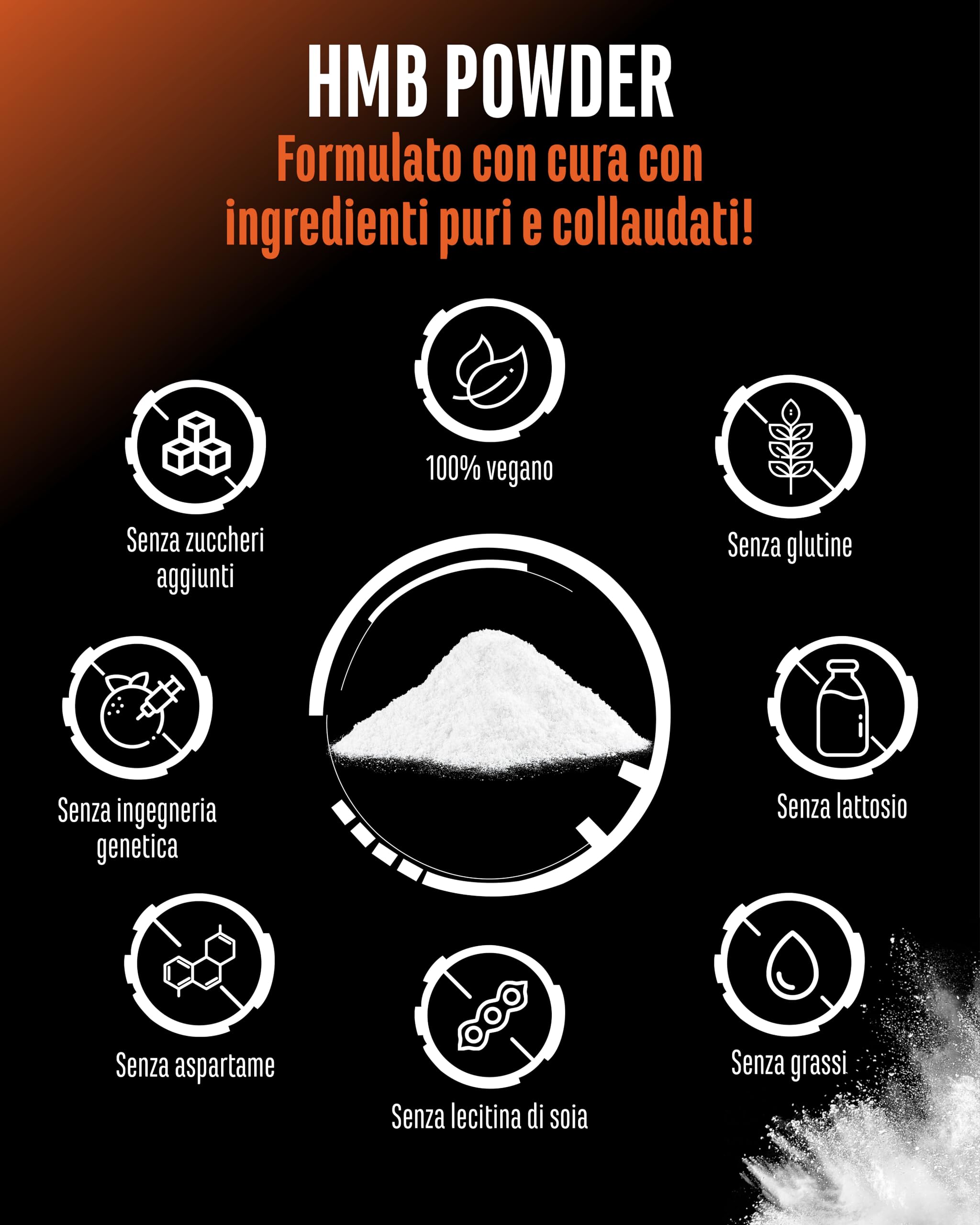 Elite Amino Singles HMB integratore in polvere 500 g 4200 mg HMB