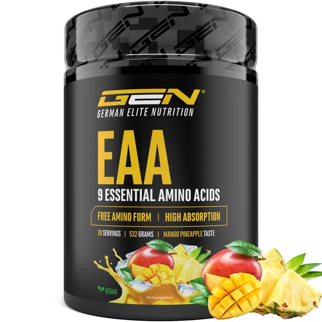 Elite EAA & BCAA Human Code EAA in polvere 532 g mango e ananas vegana