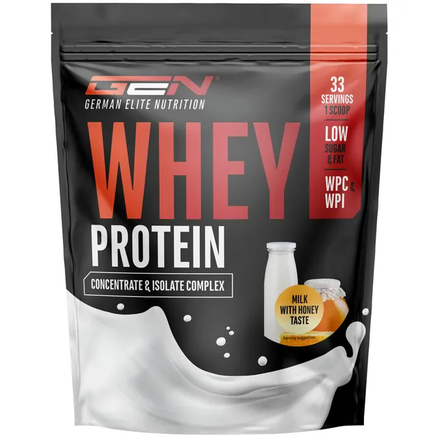Elite Whey Protein Whey Proteine Complesso 1000 g latte con miele con isolato