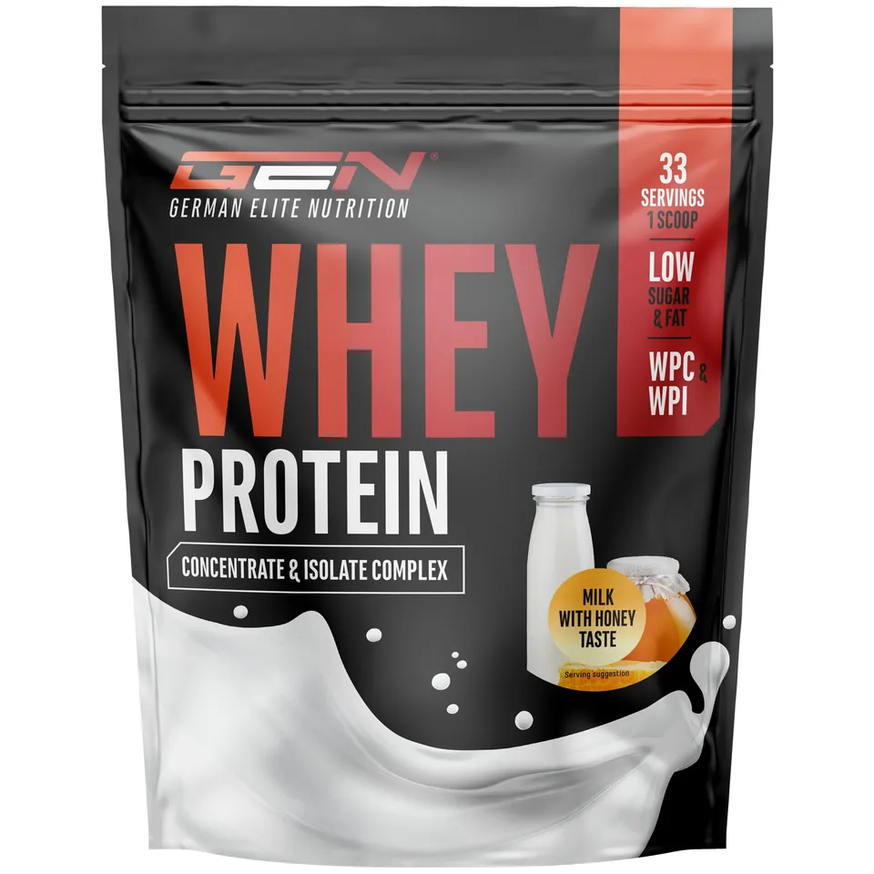 Elite Whey Protein Whey Proteine Complesso 1000 g latte con miele con isolato