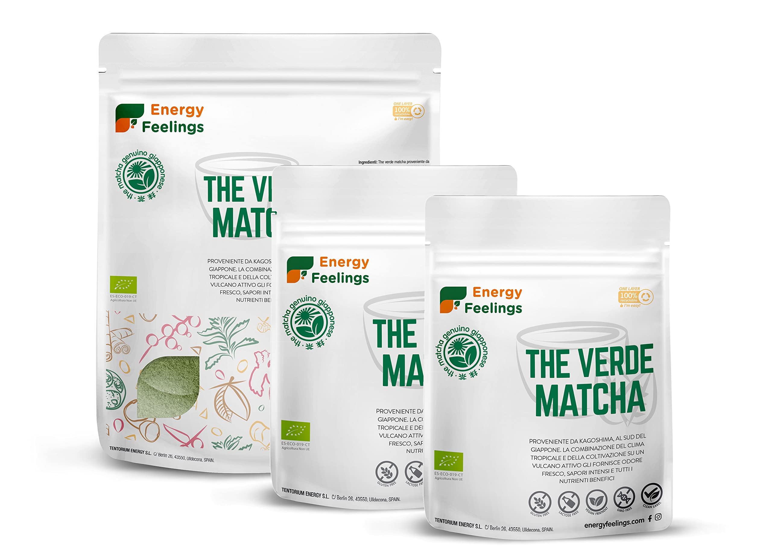 Energy Feelings Dietética & Suplementos tè matcha 1 kg biologico giapponese