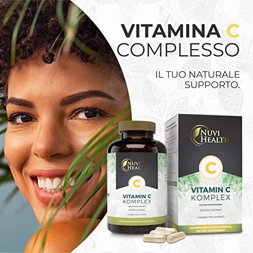 Elite Vitamins, Minerals & Hydration Complesso naturale di vitamina C 240 capsule vegan