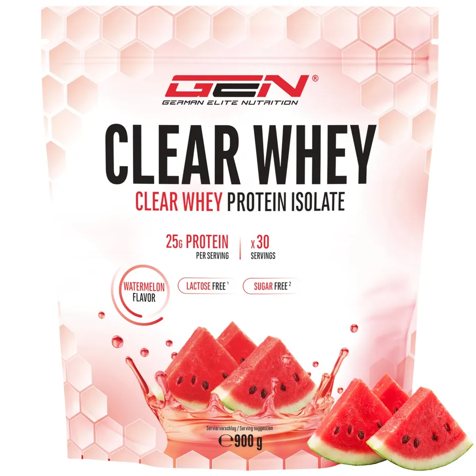 Elite Clear Whey Isolate Protein Shake 900 g Anguria senza lattosio