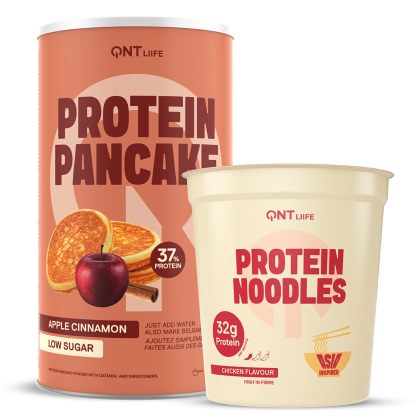 QNT Bundles Protein Noodles & Protein Pancake Pack noodles e pancake 12 x 66 g + 500 g