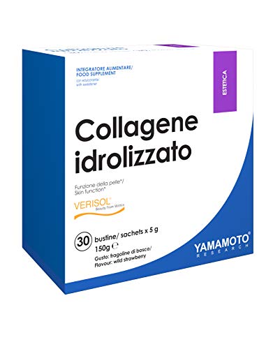 YAMAMOTO Collagene Collagene Idrolizzato bustine 30 x 5 g fragoline di bosco