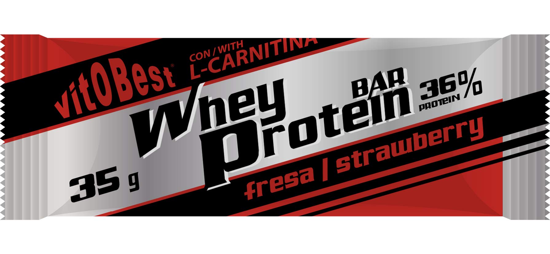 Vitobest Bars Barretta Nutrizionale barretta fragola 25 pezzi